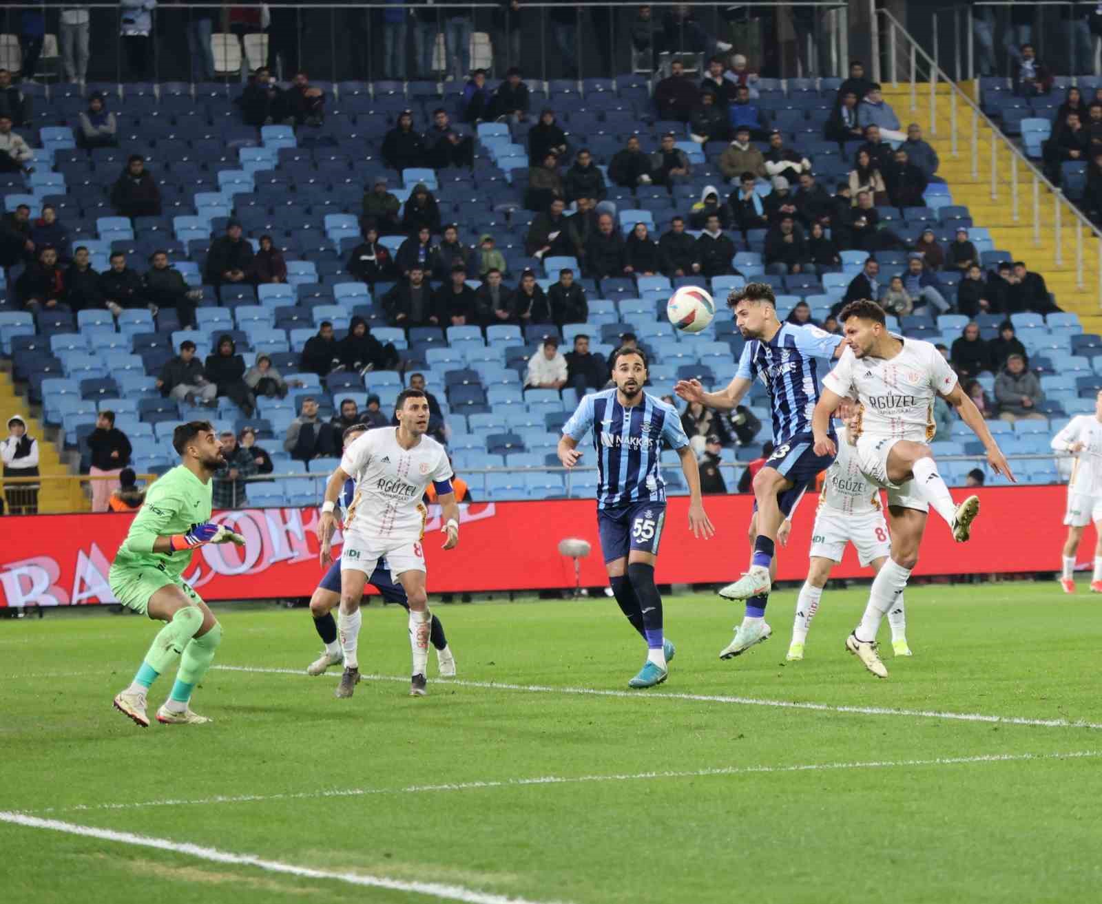 Trendyol Süper Lig: Adana Demirspor: 1 - Antalyaspor: 1 (Maç sonucu)
