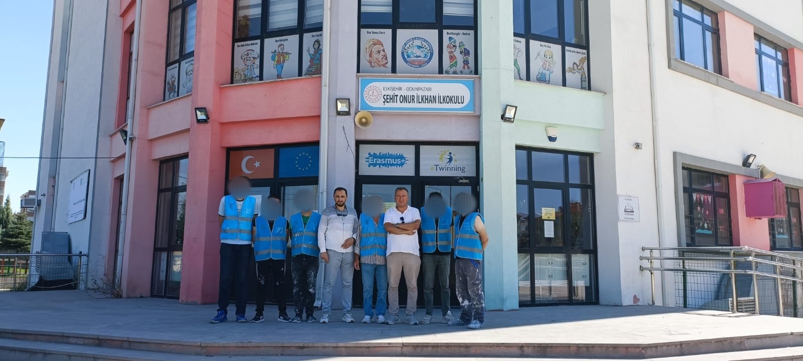 Denetimli Serbestlik Müdürlüğü yaz tatilinde okulları güzelleştirdi