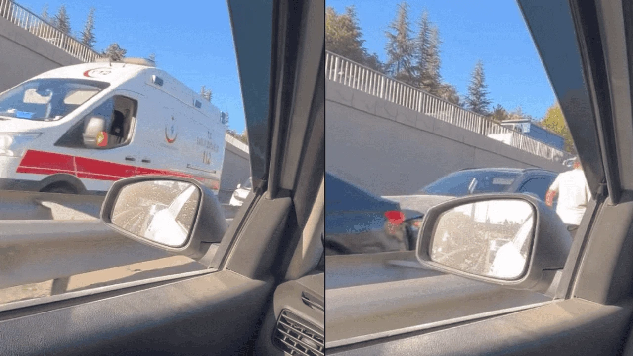 Çevreyolunda Zincirleme Kaza: Trafik Tek Şeritten İlerledi