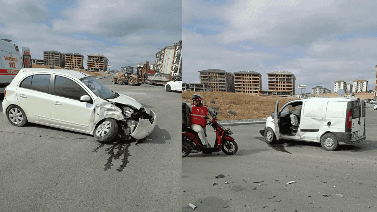 Eskişehir Vadişehir’de korkutan kaza: Araçlarda büyük hasar