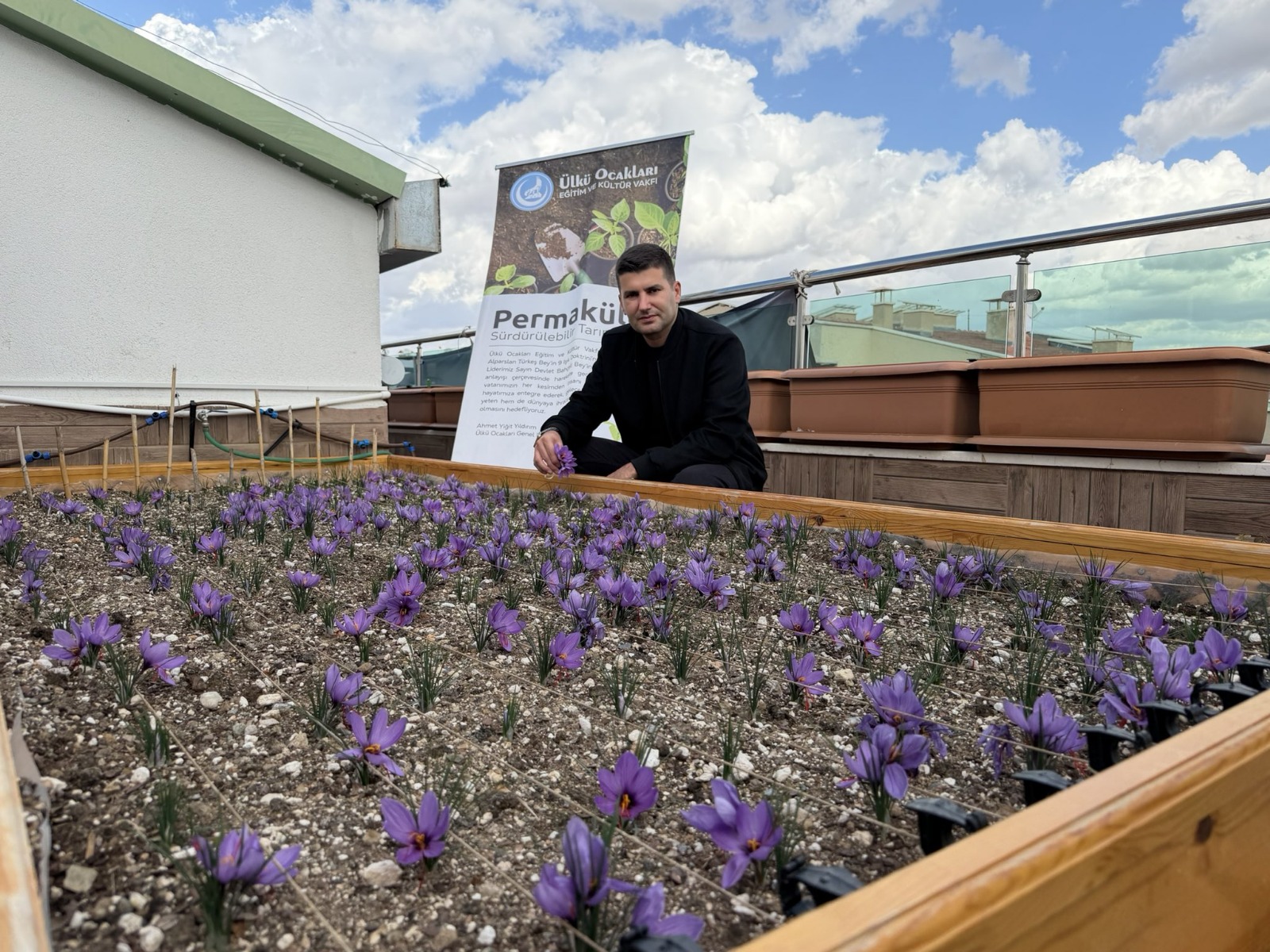 YEŞİL VİZYON: ÜLKÜ OCAKLARI’NDA SAFRANLA PERMAKÜLTÜR ŞOVU!