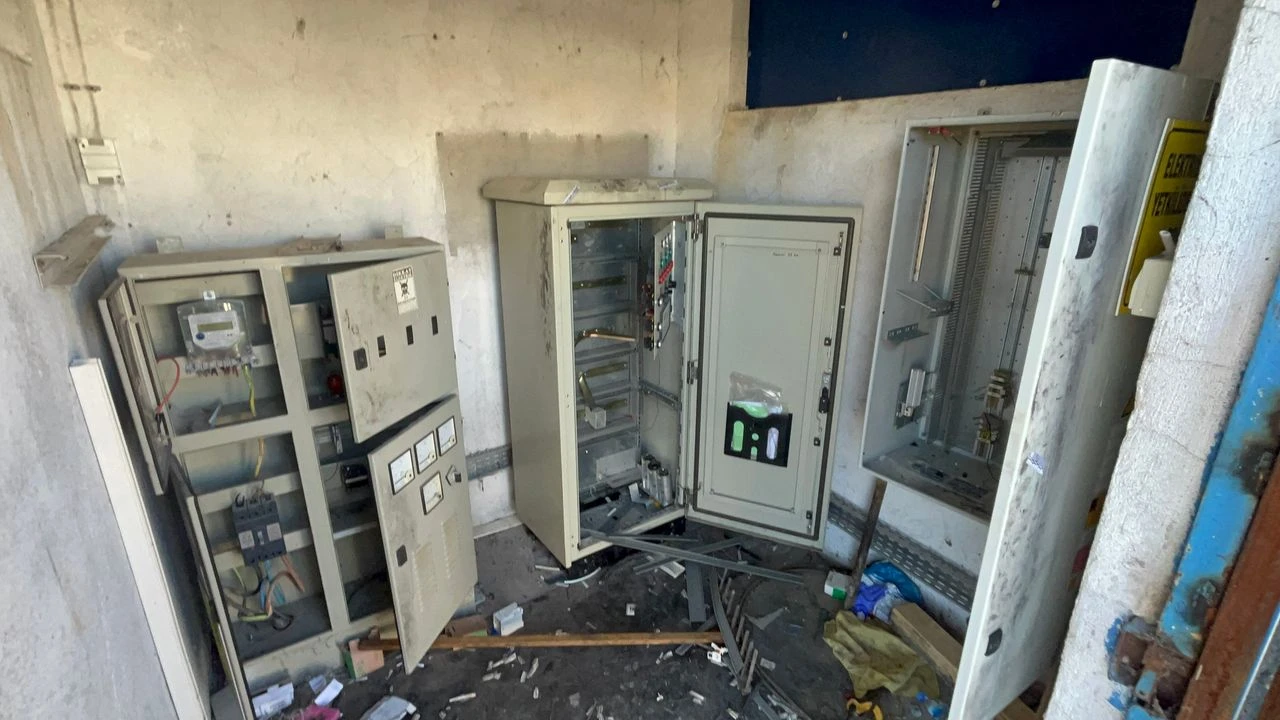 ATIK SU TESİSİNDE HIRSIZLIK PANİĞİ!