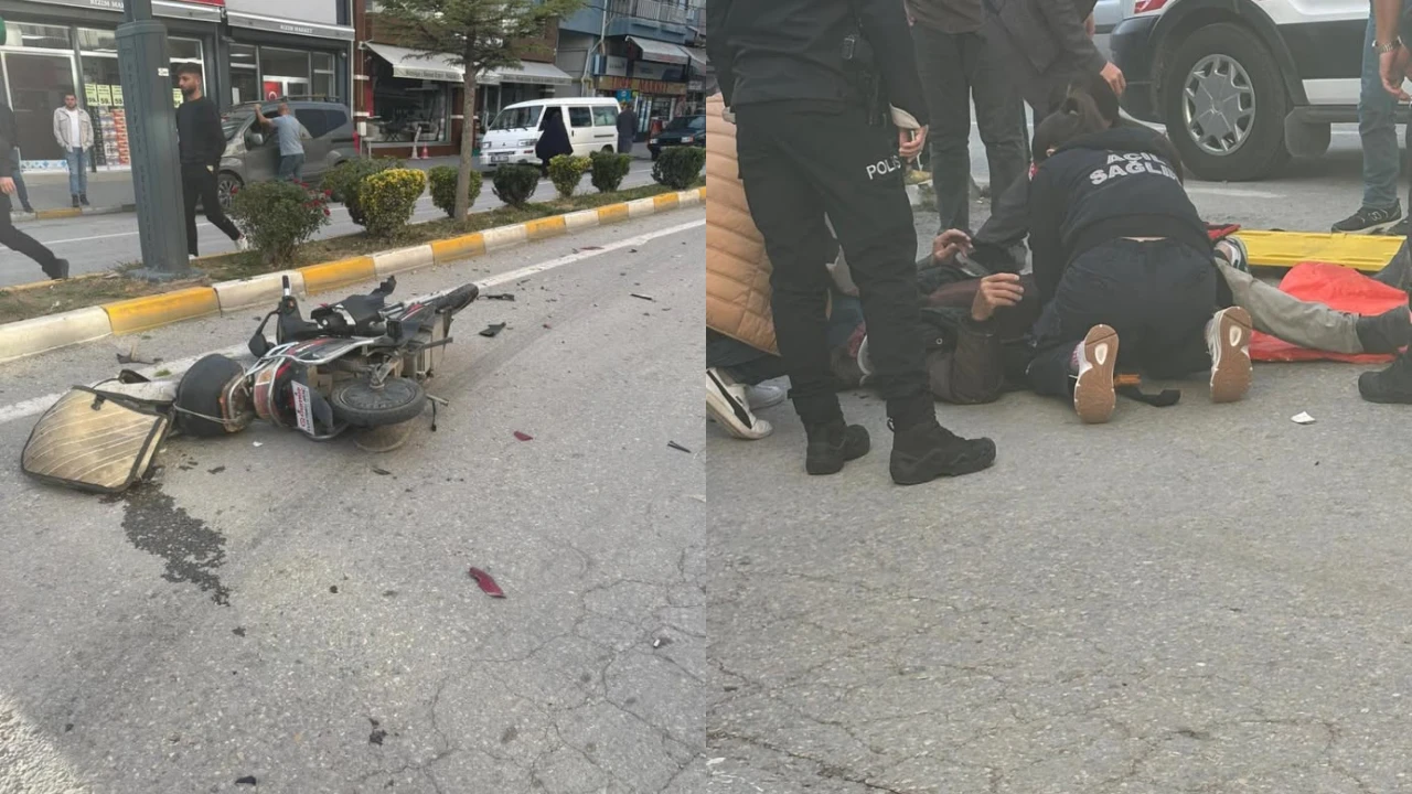 Eskişehir’de Otomobil Motosiklete Çarptı: Sürücü Metrelerce Savruldu!