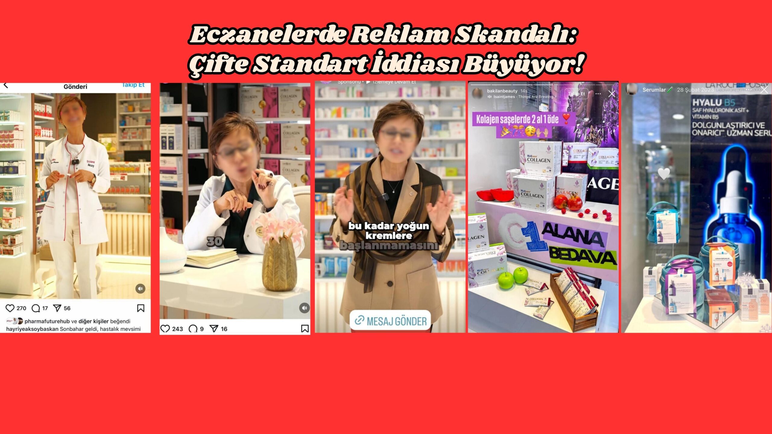 Eczanelerde Reklam Skandalı: Çifte Standart İddiası Büyüyor!