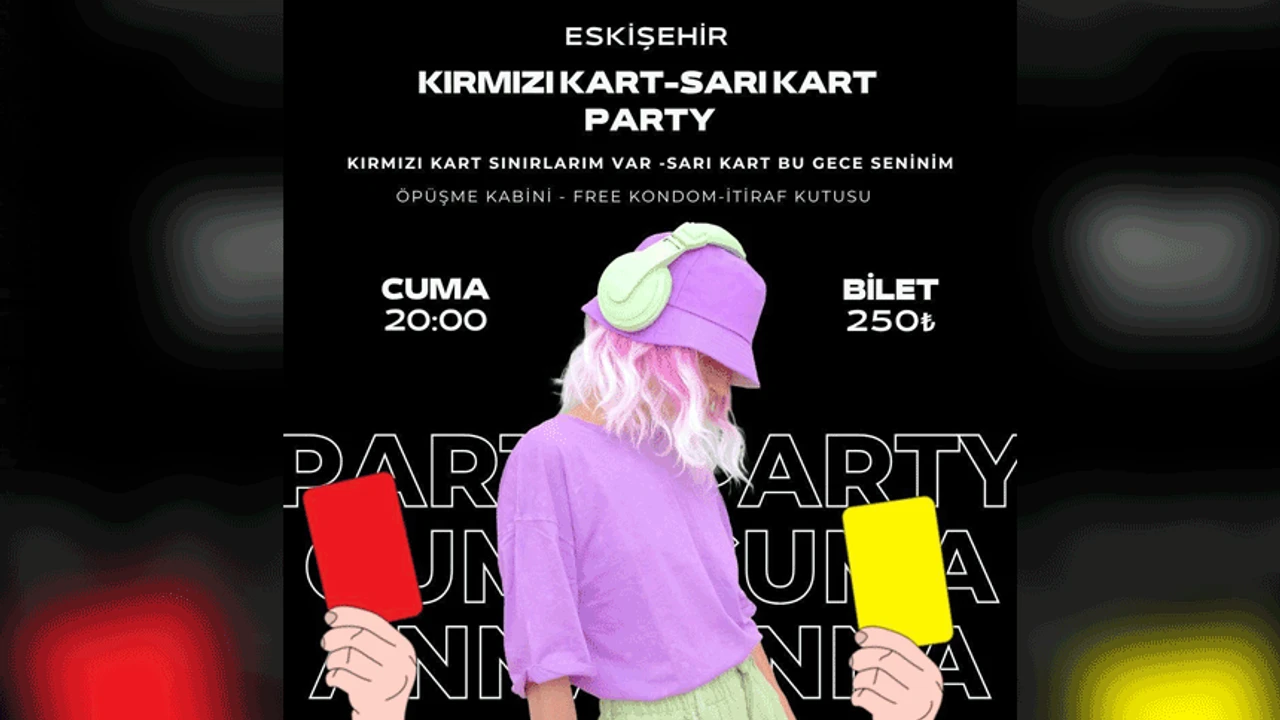 Skandal afişin ardından Eskişehir karıştı! Parti gerçek mi?