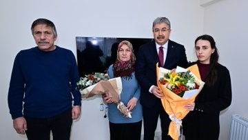 Erdinç Valimizin  ilk ziyareti şehit ailesine oldu