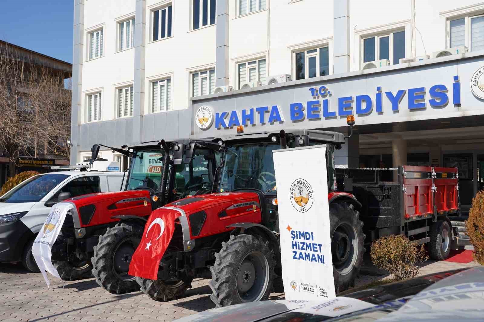 Kahta Belediyesi’nin araç filosu güçleniyor
