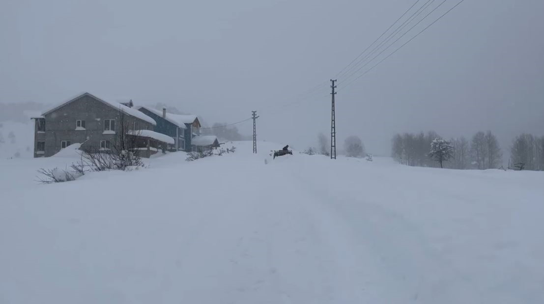 Karın tadını çıkarmak için İstanbul’dan Sivas’a akın ettiler