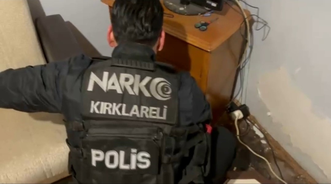Kırklareli’nde uyuşturucu operasyonu: 1 tutuklama