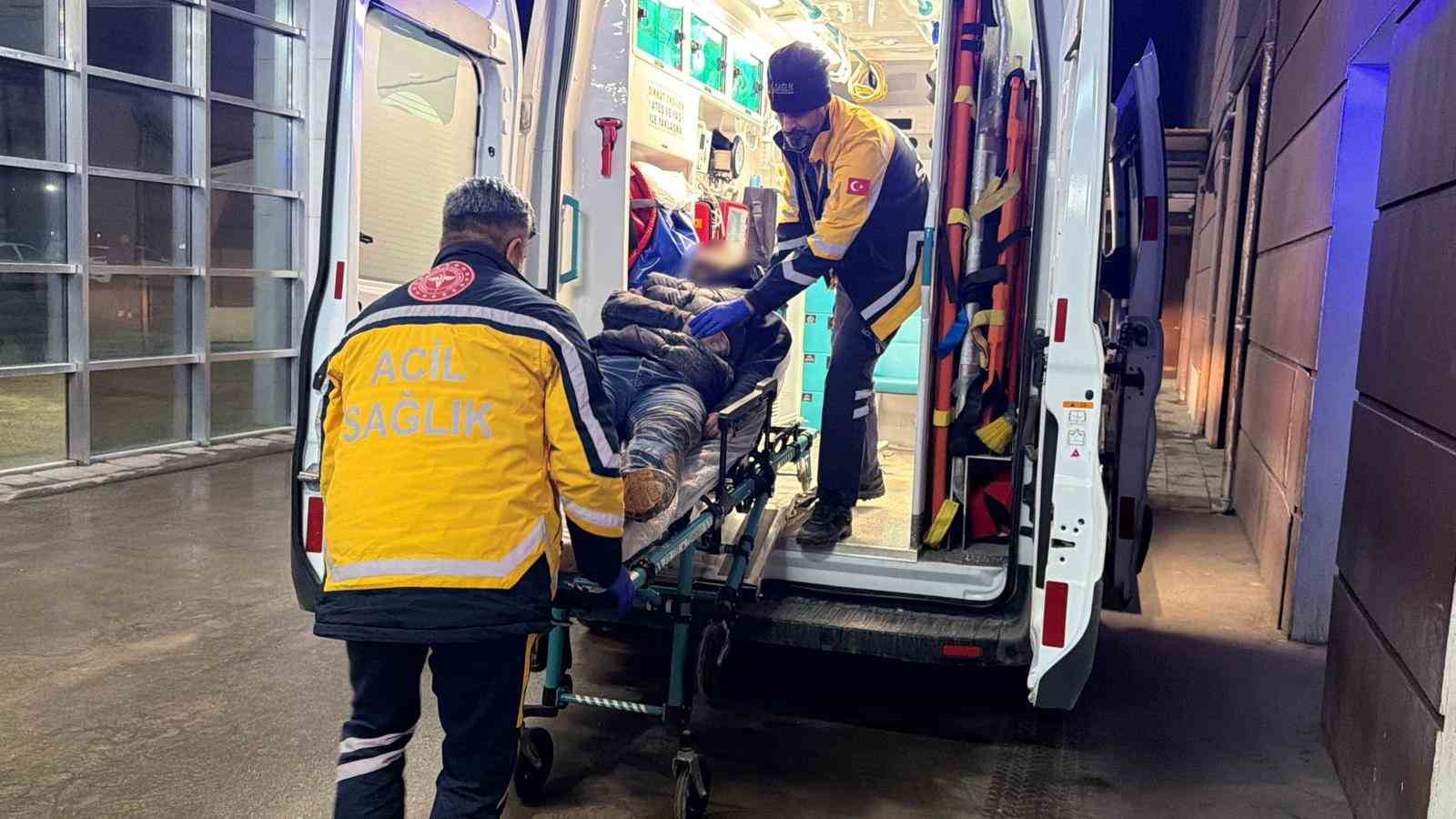 Madde kullandığı iddia edilen 2 şahıs hastaneye kaldırıldı