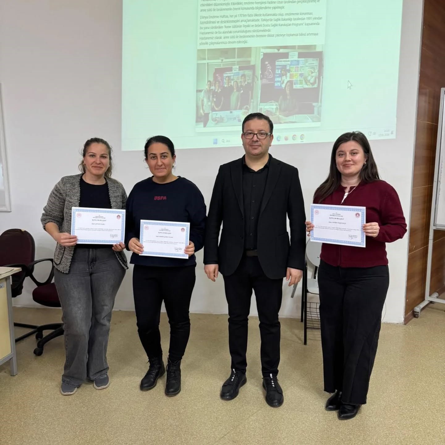 ADÜ Hastanesi’nde emzirme danışmanlığı eğitimi tamamlandı