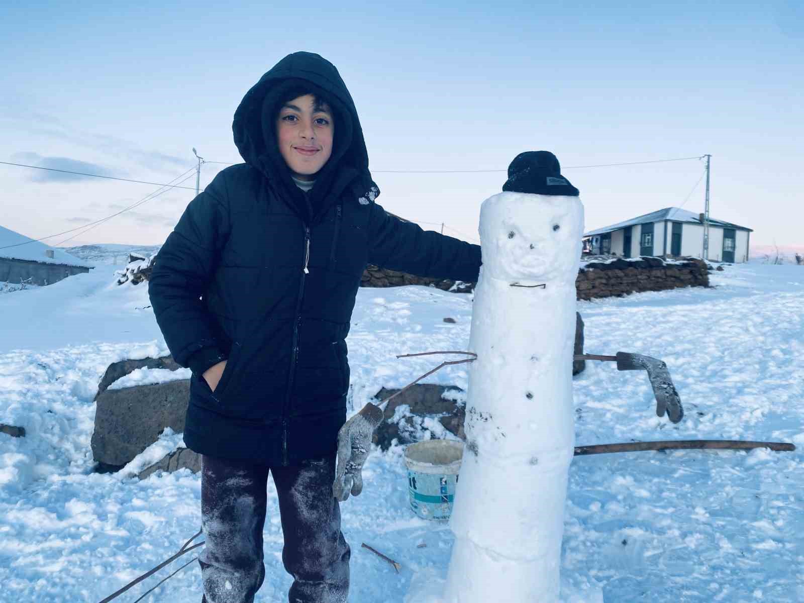 Ağrı’da soğuk hava etkisini sürdürüyor