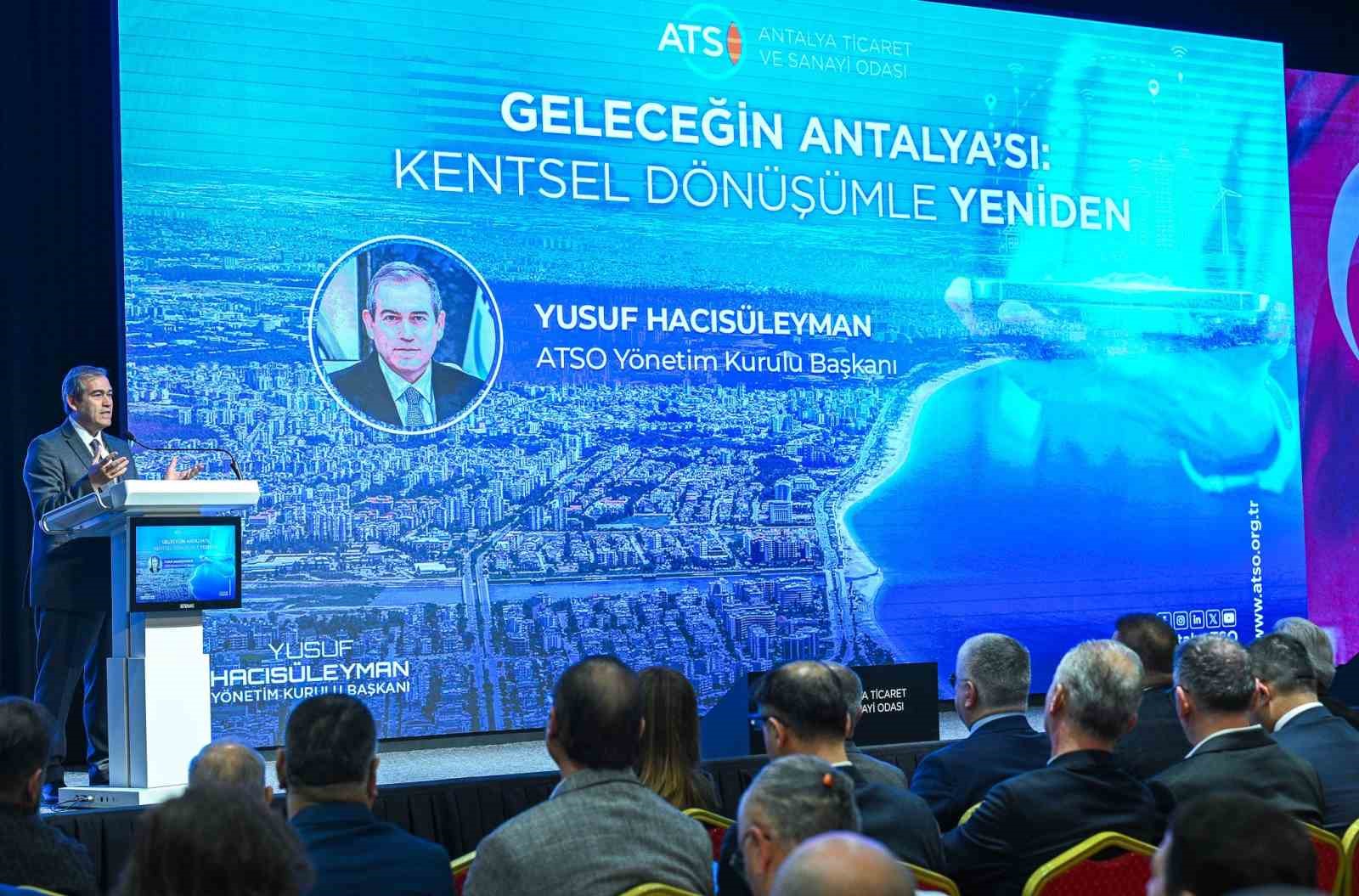 Antalya’da kentsel dönüşüm masaya yatırıldı