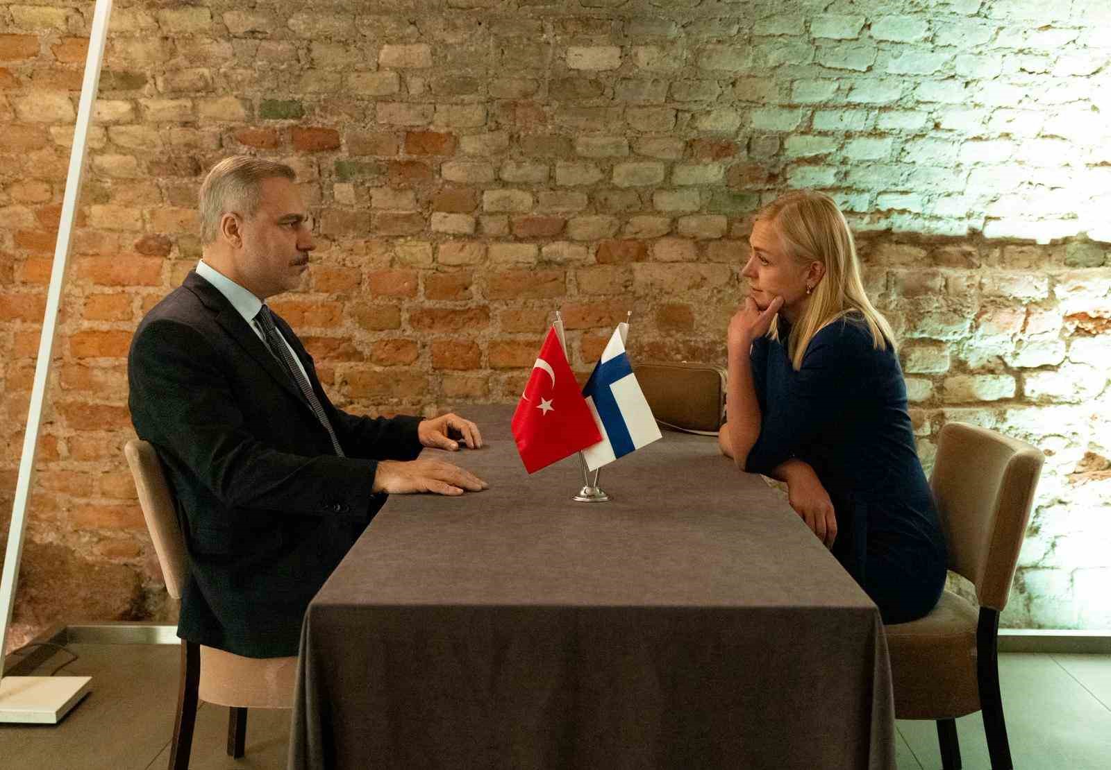 Bakan Fidan, Finlandiya ve Litvanya Dışişleri Bakanları ile görüştü