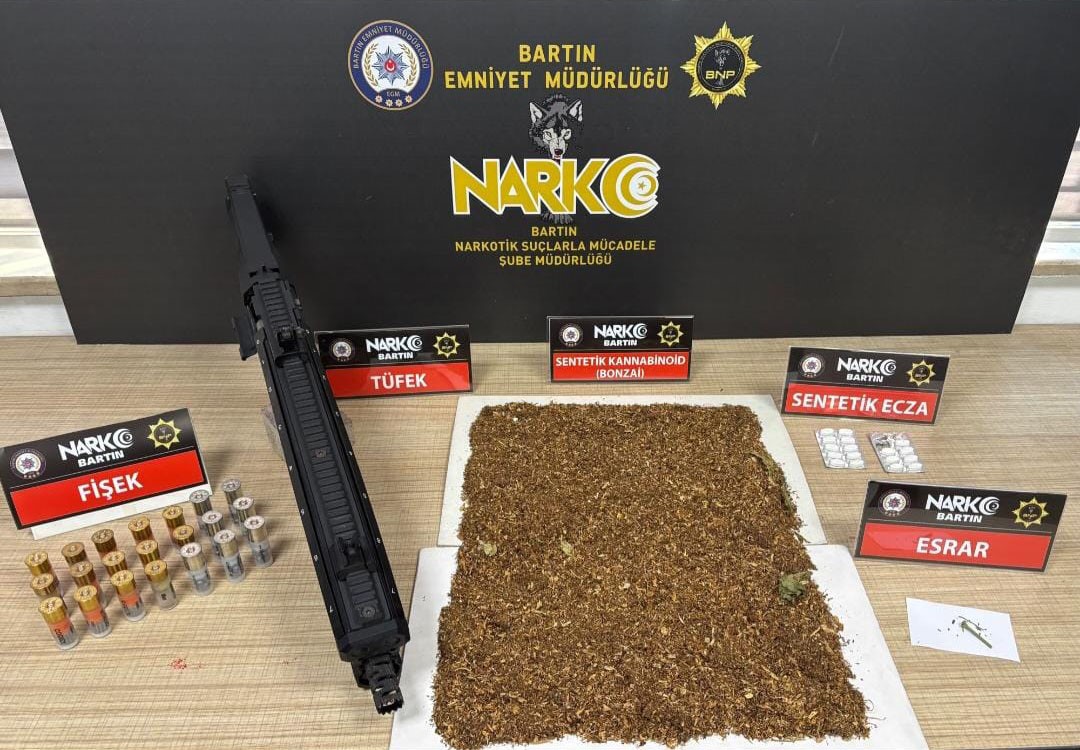 Bartın’daki uyuşturucu operasyonunda 6 tutuklama