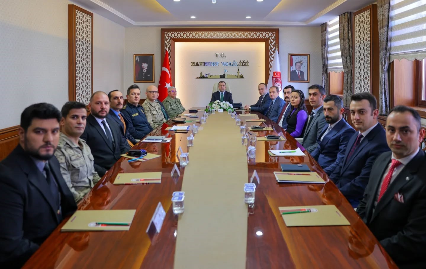 Bayburt’ta güvenlik ve asayiş tedbirleri masaya yatırıldı