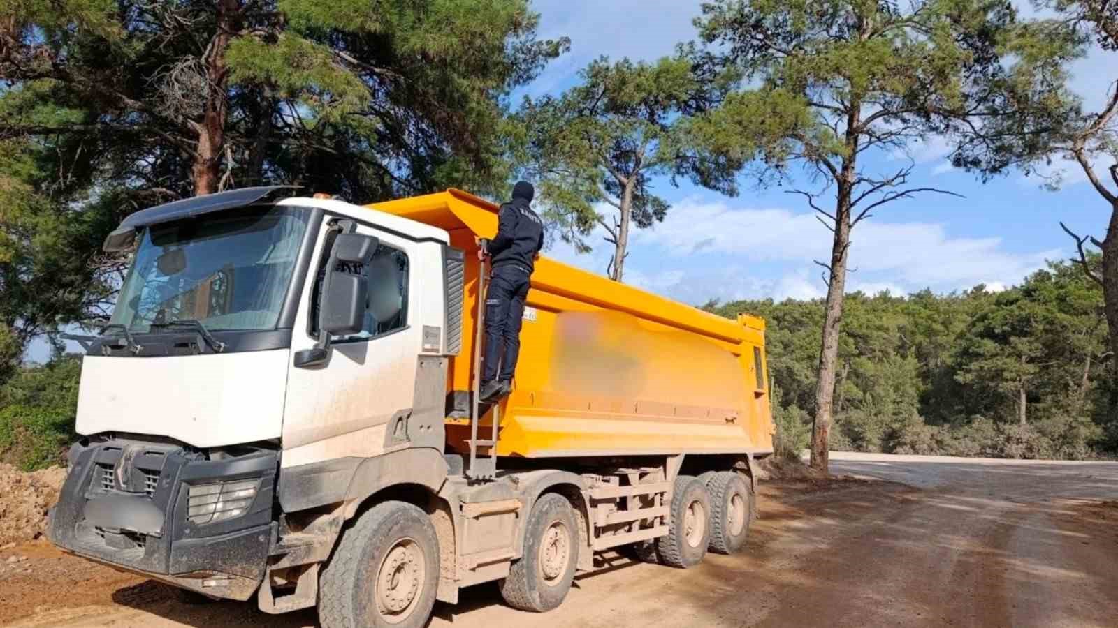 Bodrum’da inşaat atığı dökenlere 418 bin Türk Lirası cezai işlem