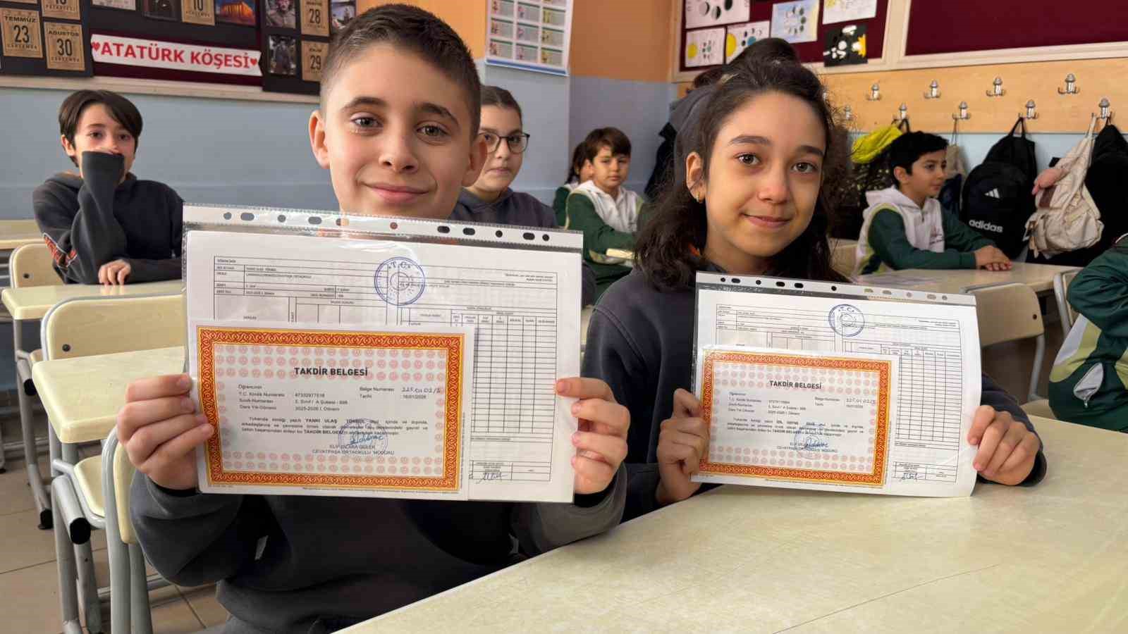 Çanakkale’de 80 bin 283 öğrenci karne aldı