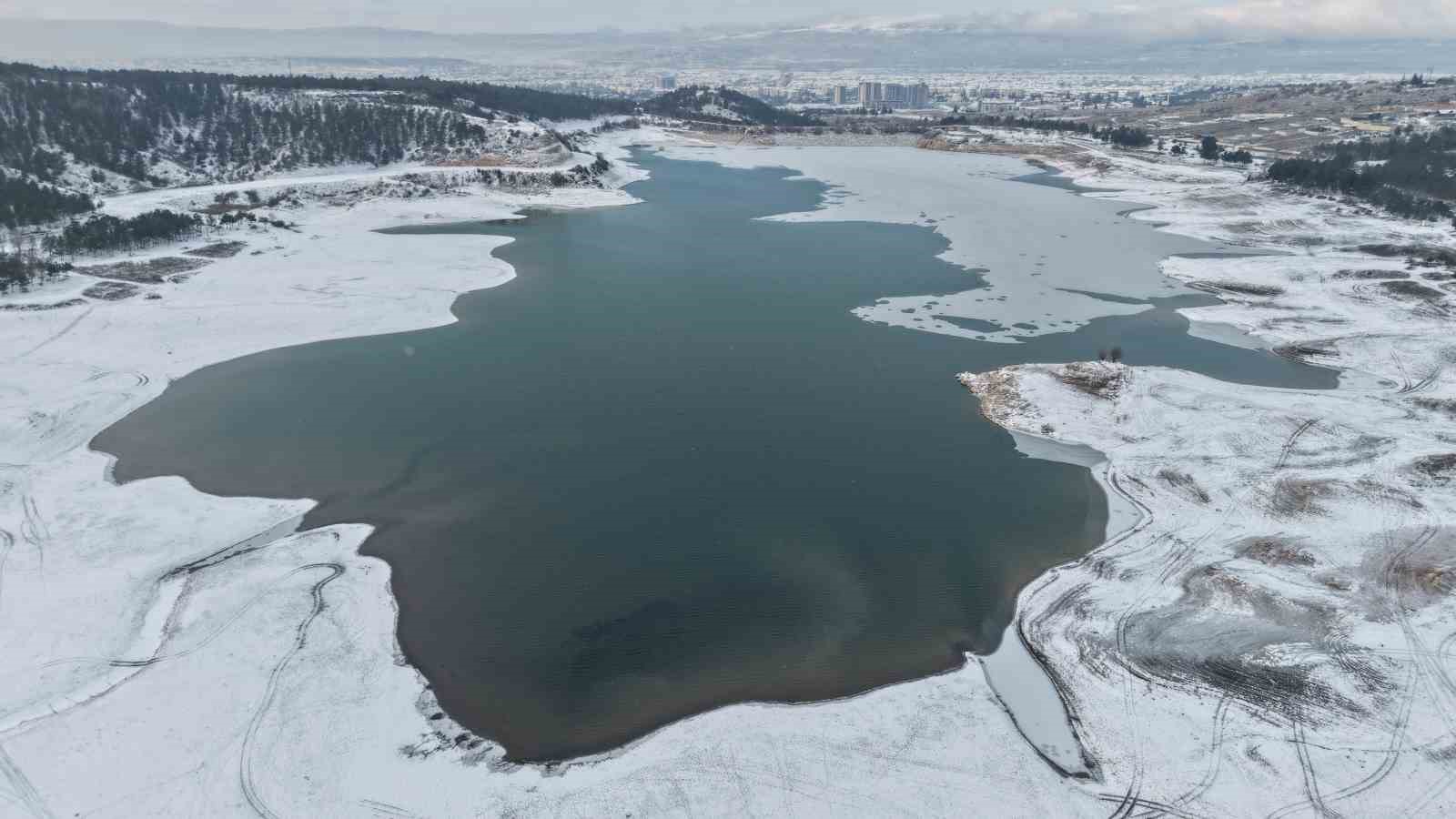 Çorum’da mest eden kar manzaraları