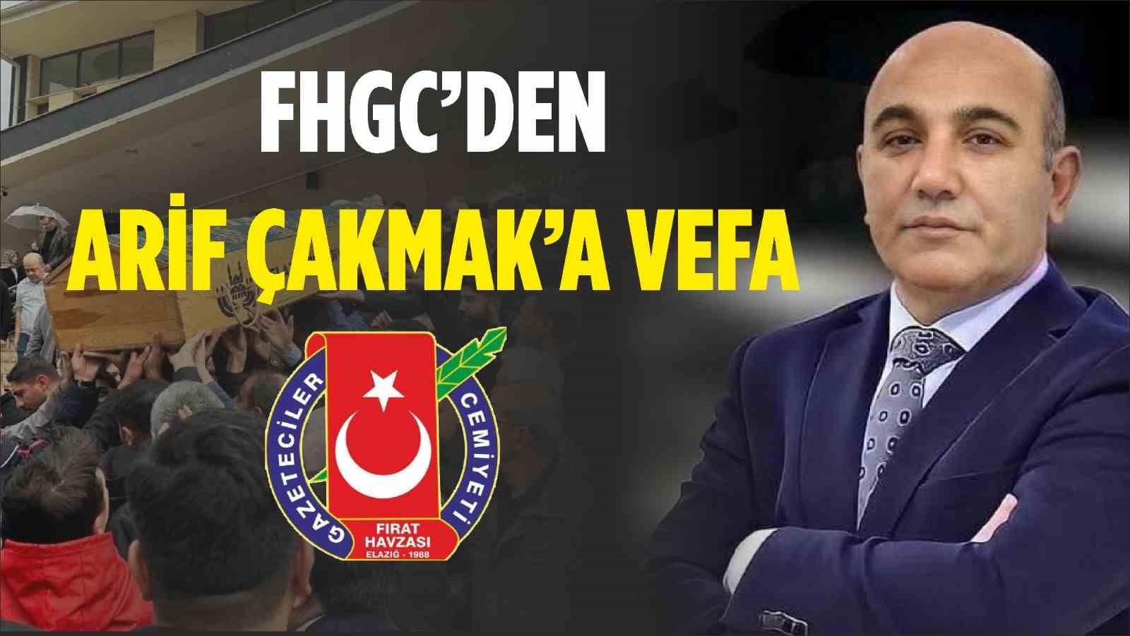 FHGC’den Arif Çakmak’a vefa