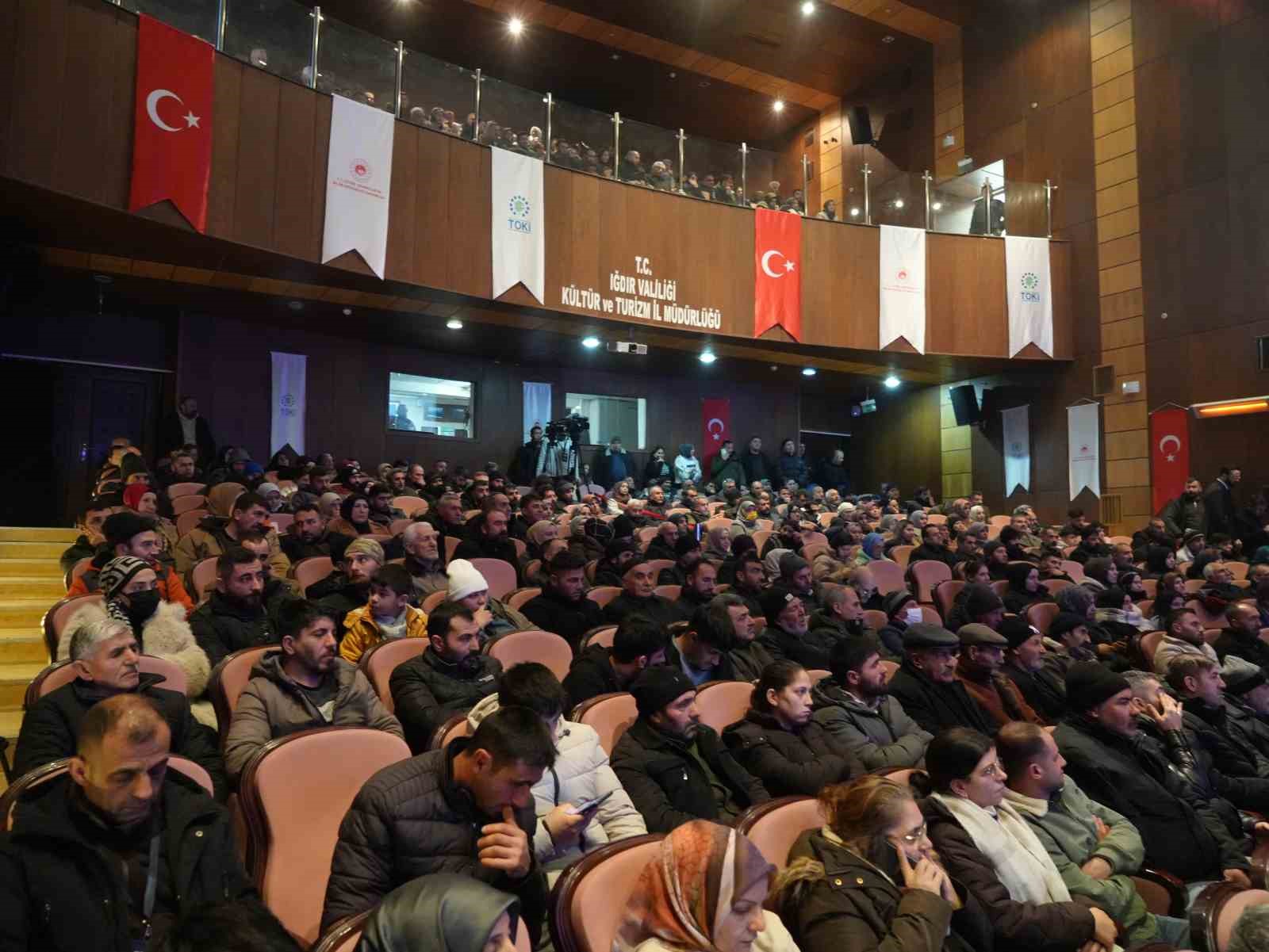 Iğdır’da Yüzyılın Konut Projesi Kapsamında bin 200 konutun hak sahipleri belirlendi