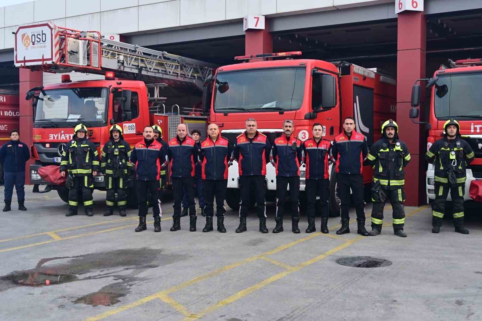 Kayseri OSB İtfaiyesi 2025’te bin 435 olaya müdahale etti