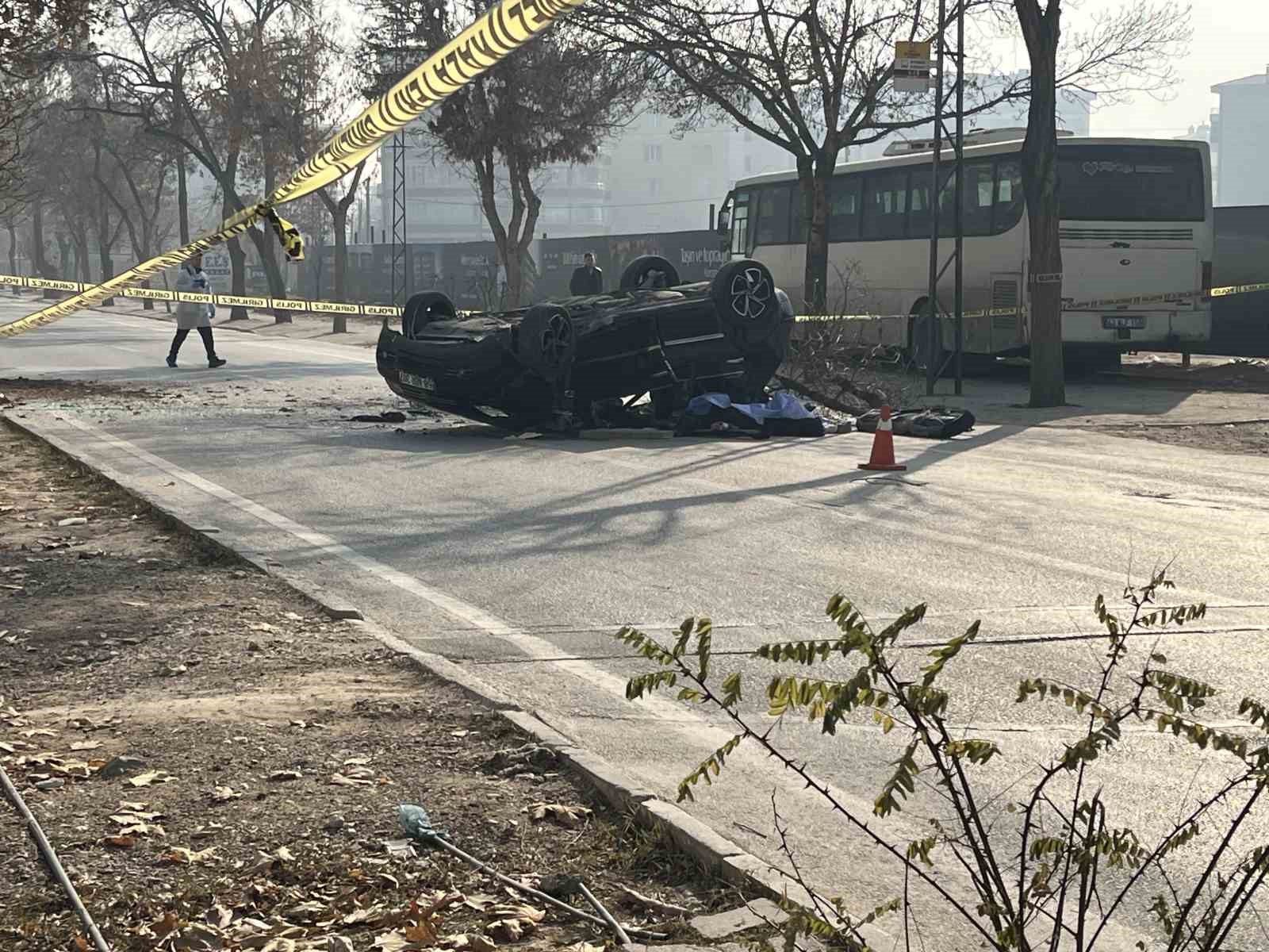 Konya’da aralık ayında polis bölgesindeki bin 442 kazada 4 kişi öldü