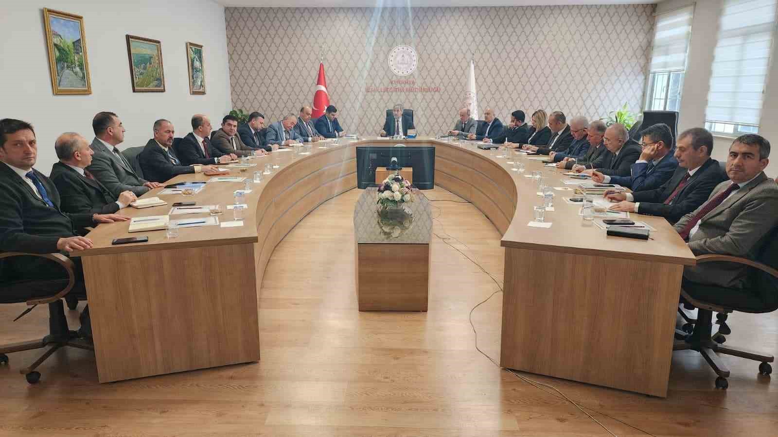 Kütahya’da ilçe milli eğitim müdürleri toplantısı yapıldı