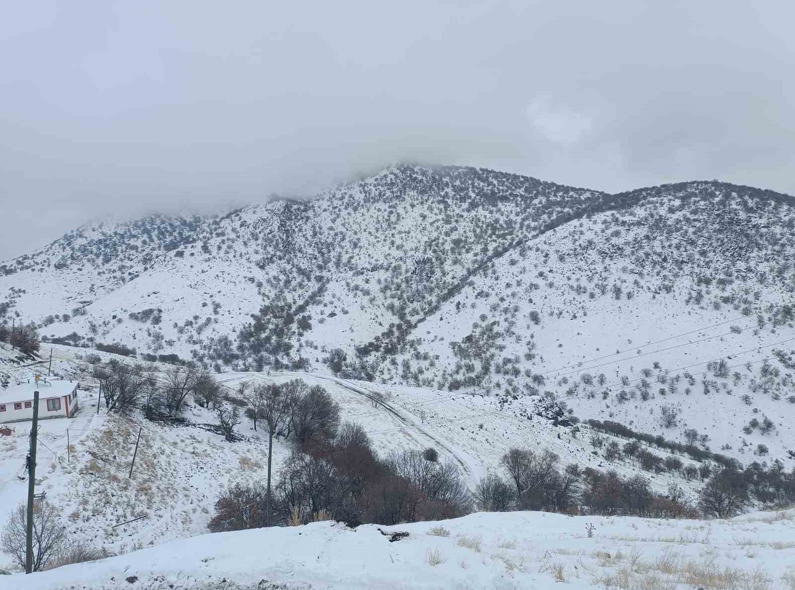 Malatya’da kırsal kesimlerde kar etkili oluyor