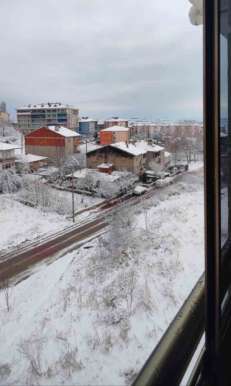 Malkara’da karda kartpostallık görüntüler oluştu