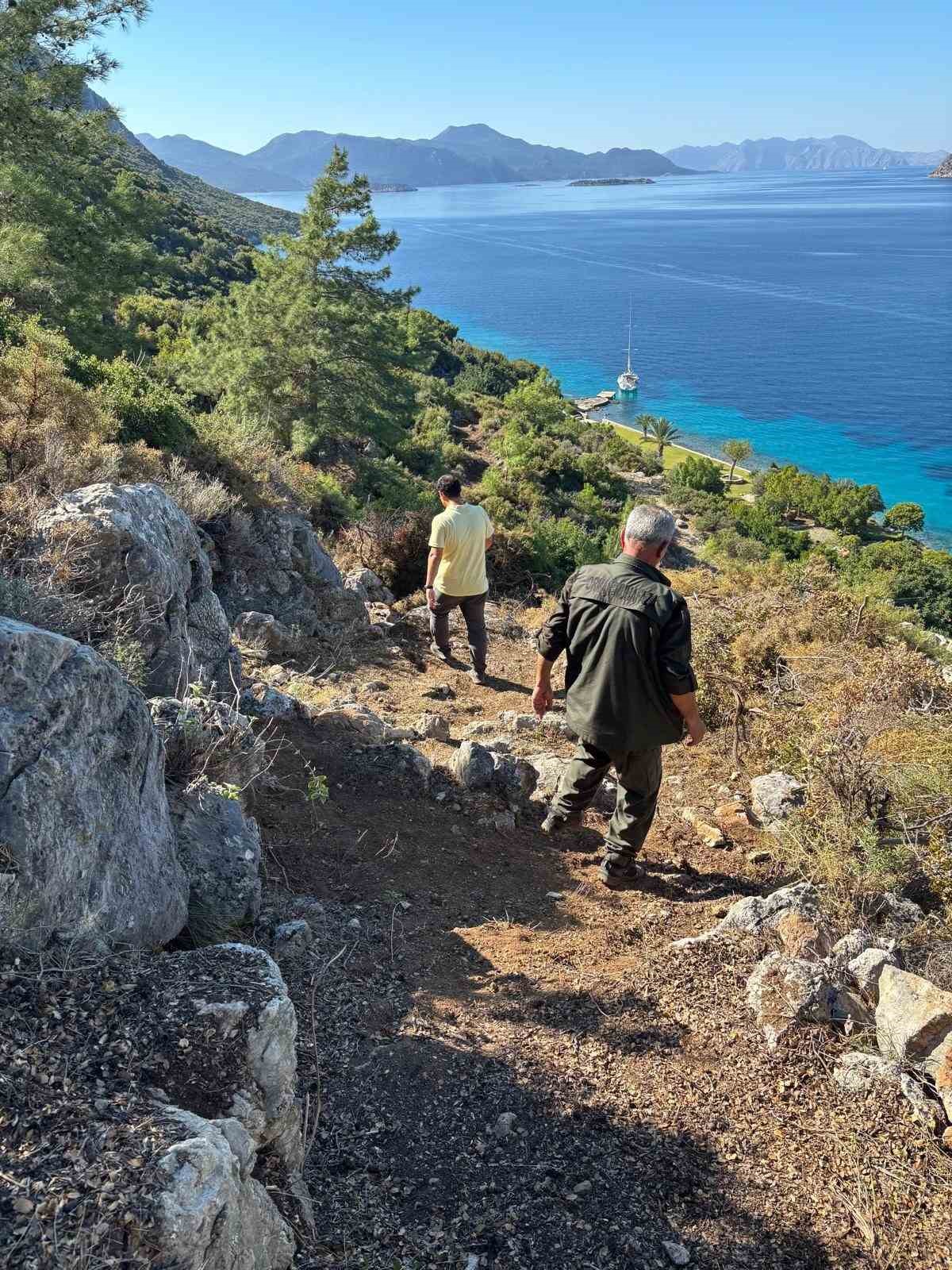 Marmaris Orman İşletme Müdürlüğü’nden yürüyüş yollarında temizlik
