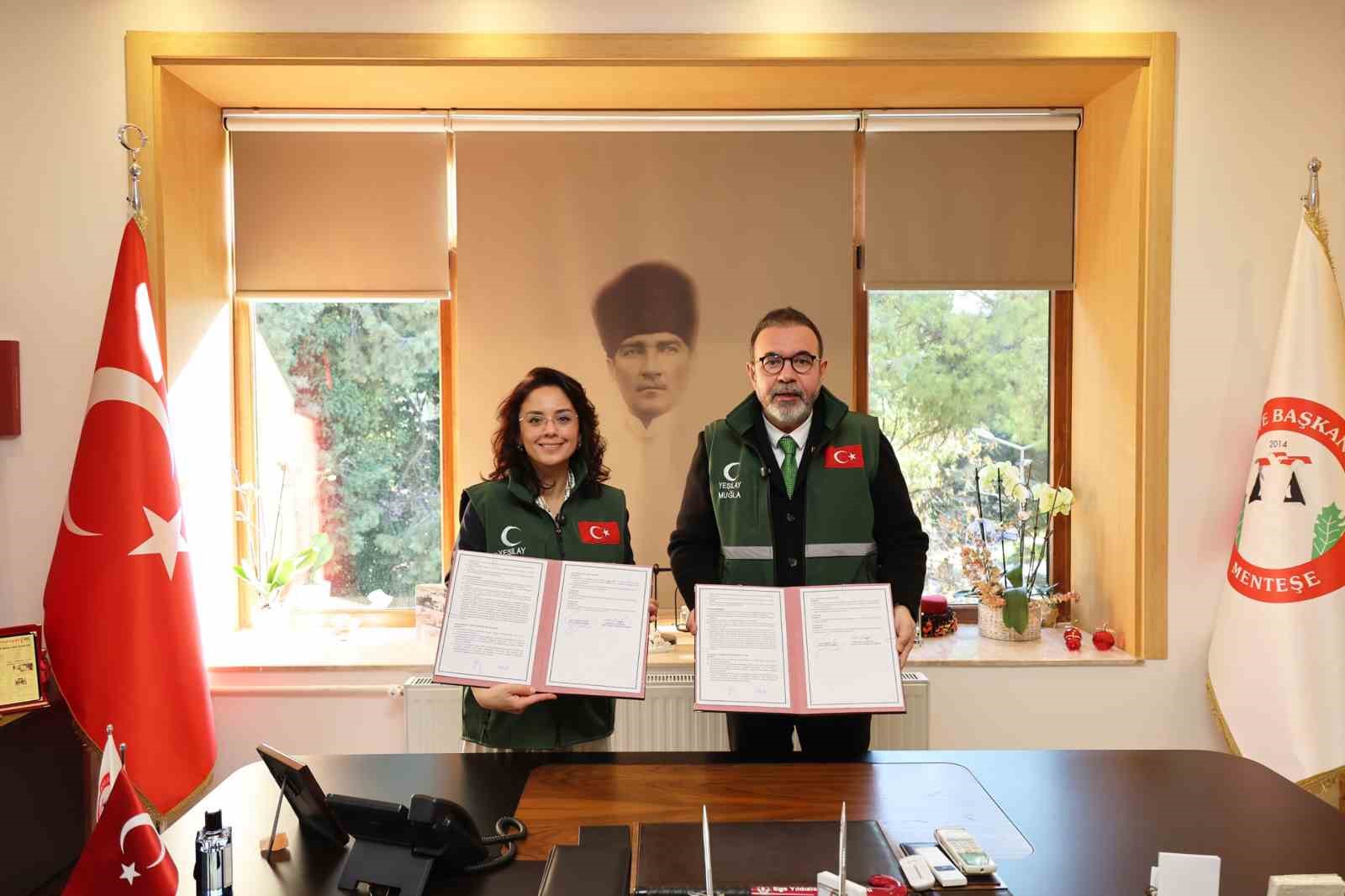 Menteşe Belediyesi ve Yeşilay’dan bağımlılıkla mücadelede güç birliği