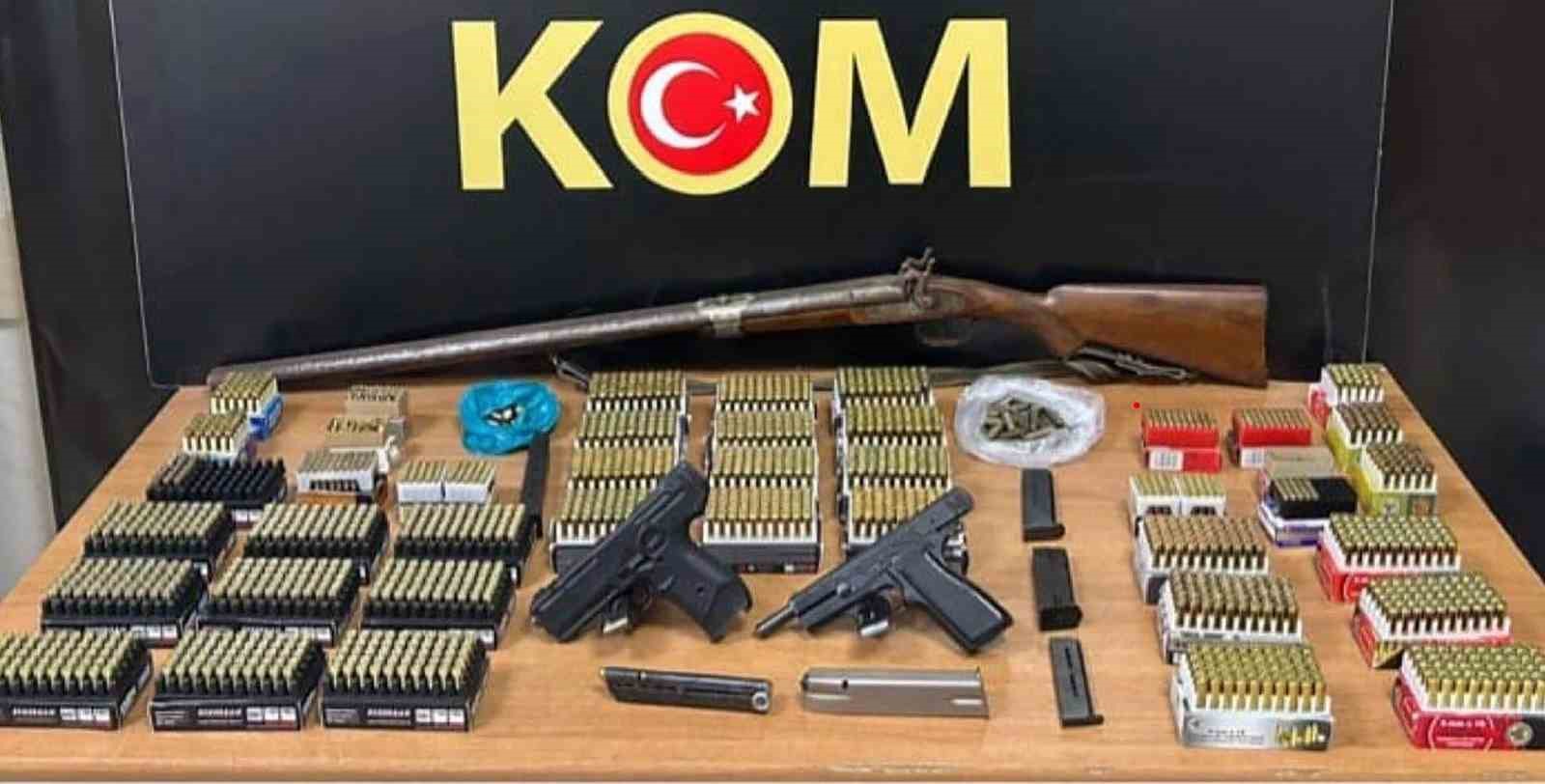 Muğla’da bir yılda 299 ruhsatsız tabanca ele geçirildi