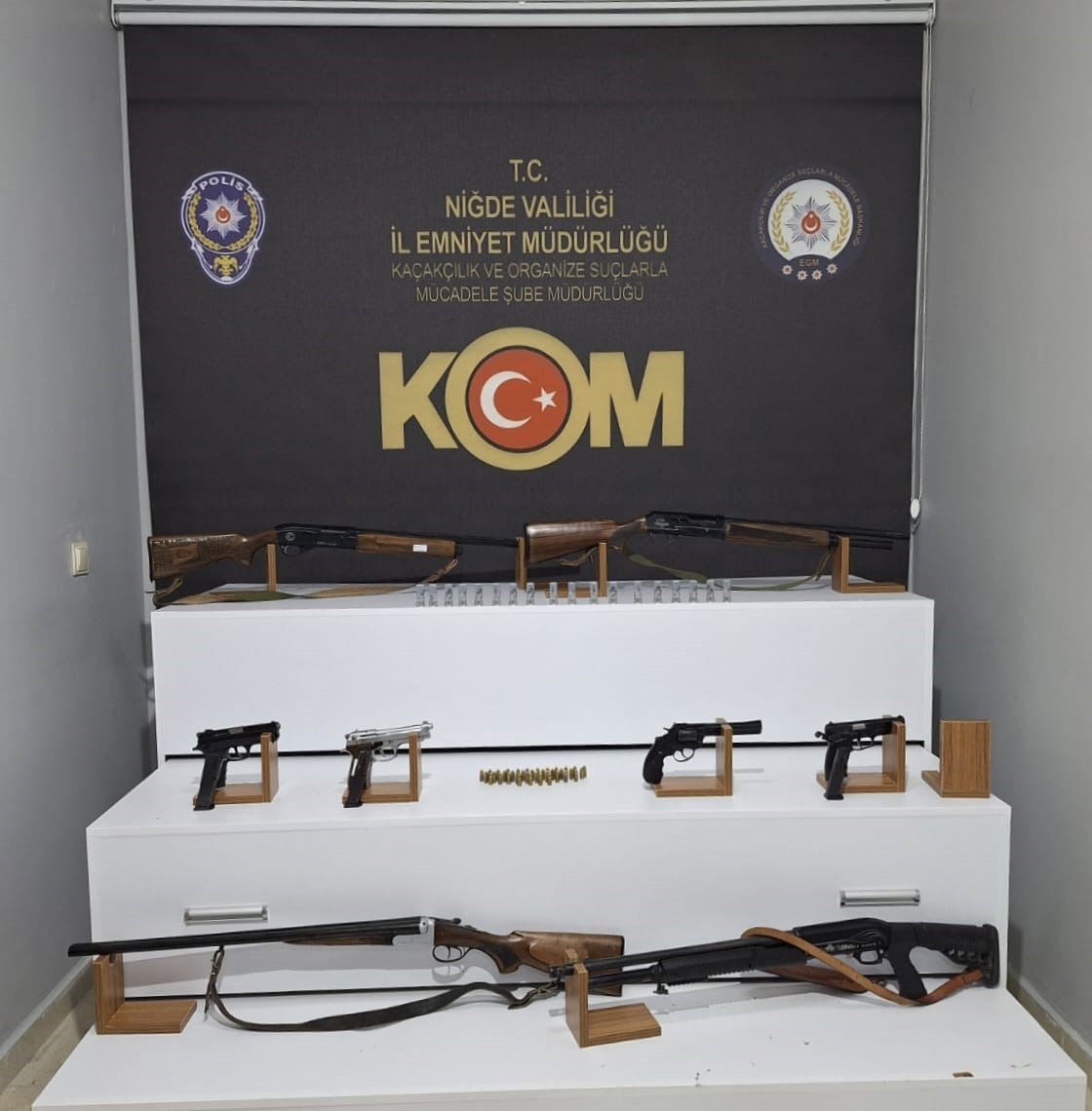 Niğde’de yasa dışı silahlanmaya yönelik operasyon: 1 tutuklama