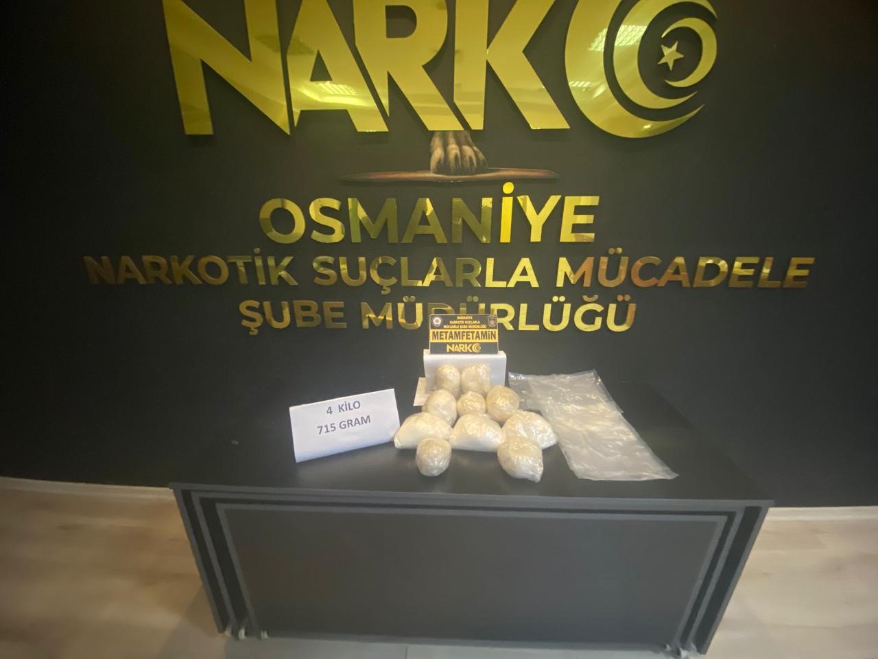 Osmaniye’de otobüs bagajından uyuşturucu çıktı: 1 tutuklama