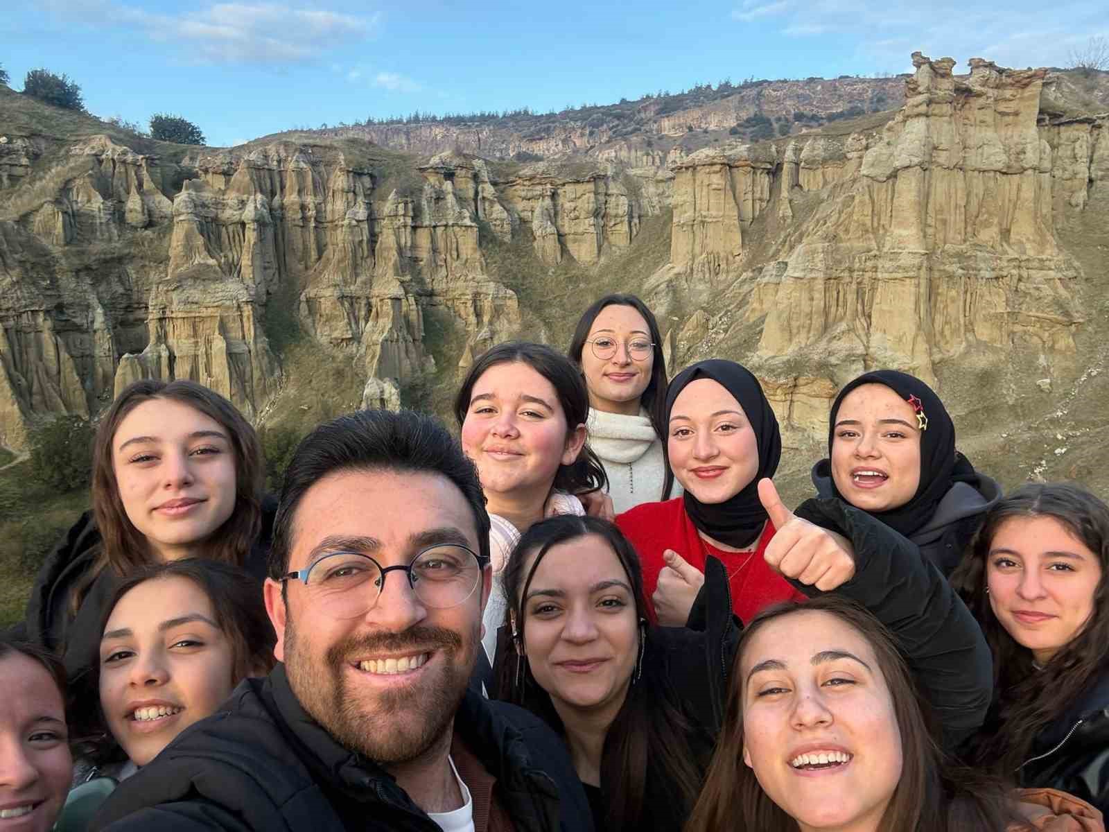 Pazarlar Spor Liseli 20 gencin 12 saatlik keşif mesaisi