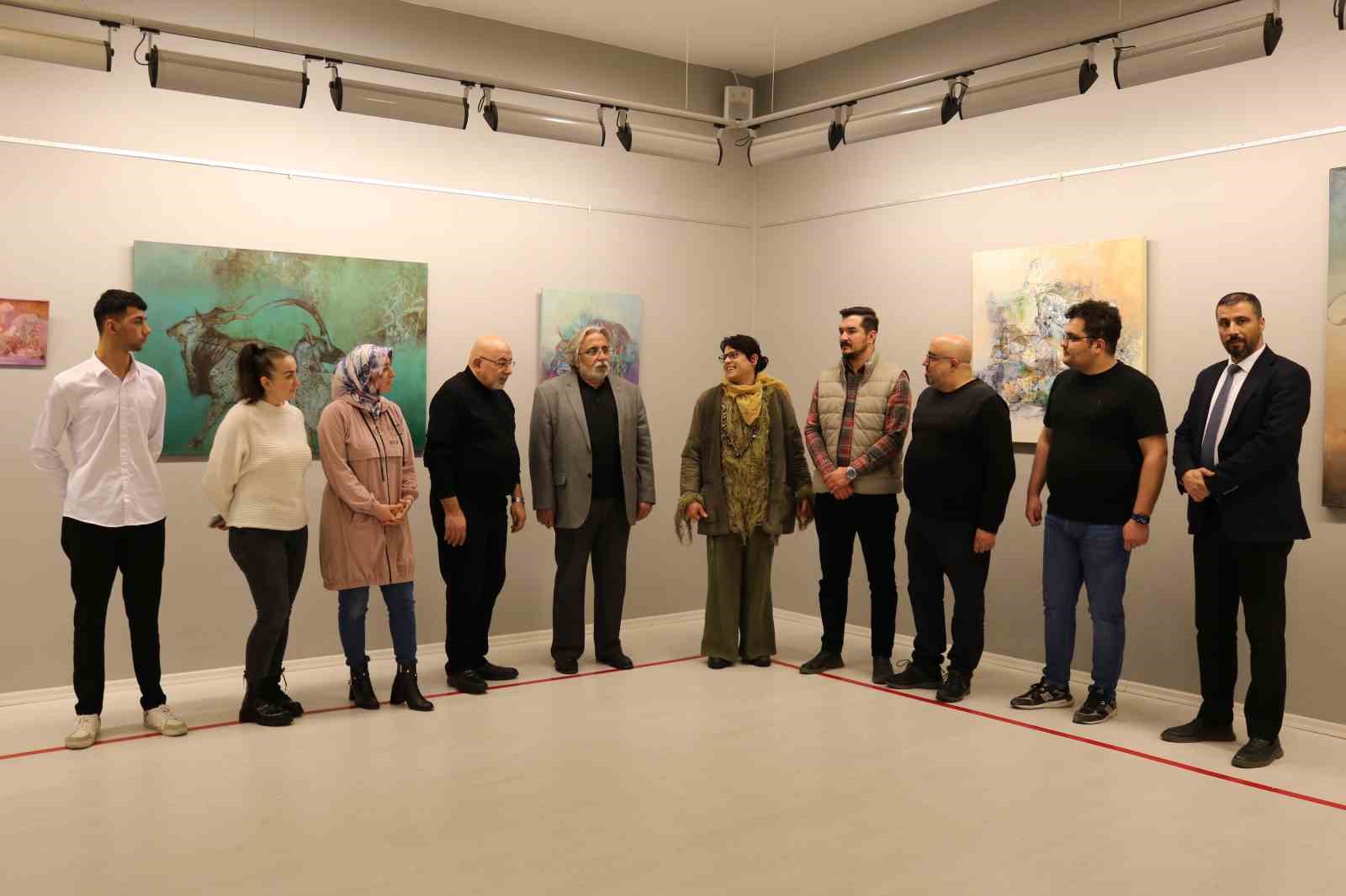 Ressam Cenk Mısırlıoğlu, SANKO Sanat Galerisi’nde sergi açtı