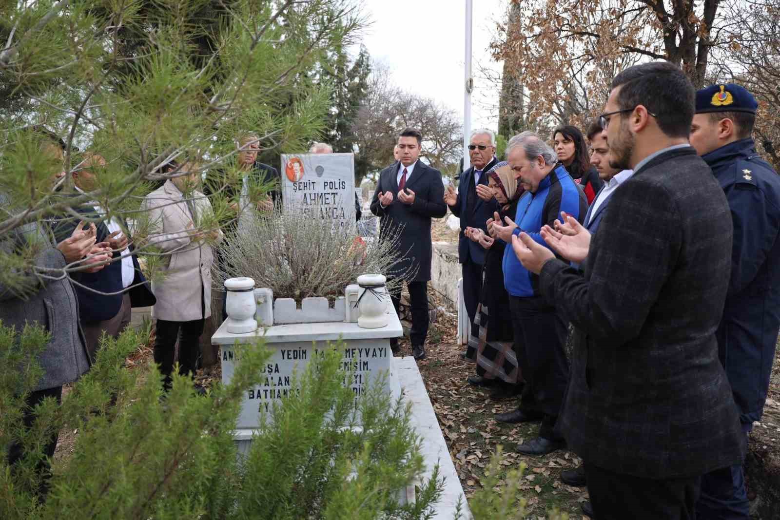 Şehit Polis Işlakça şehadetinin yıl dönümünde anıldı