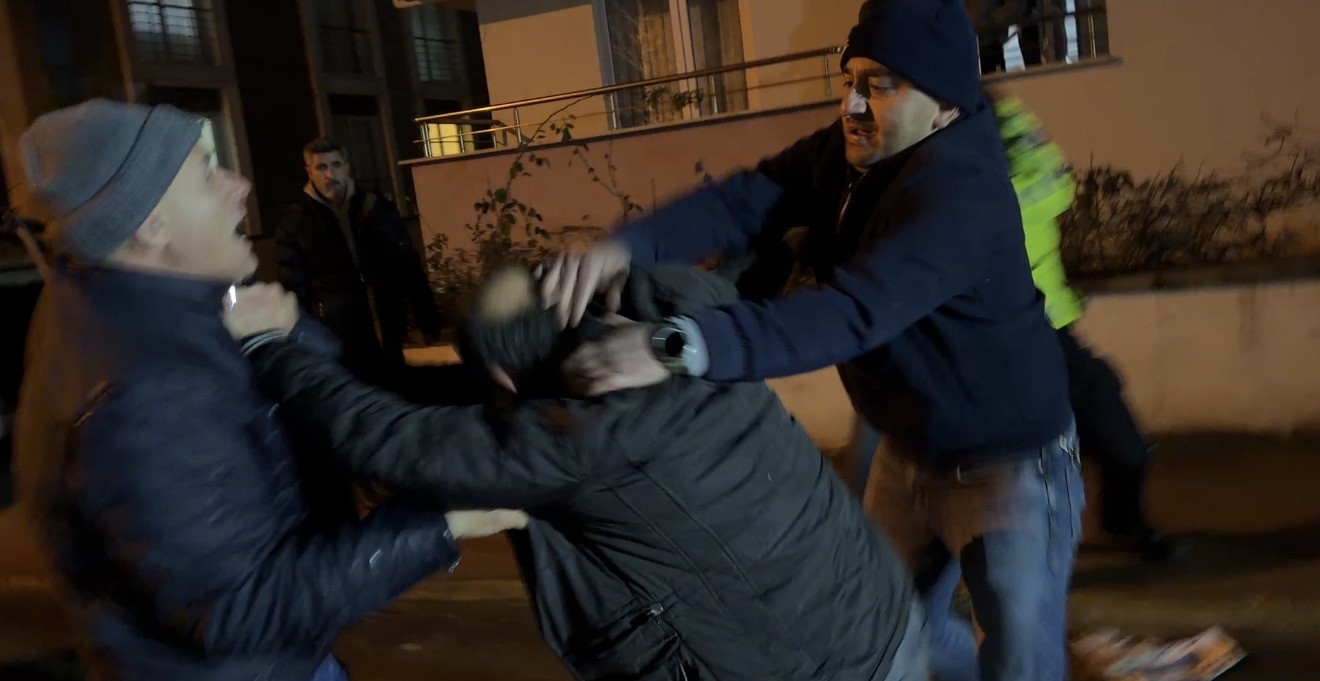 Tokat’ta yangın sonrası mahallede kavga çıktı