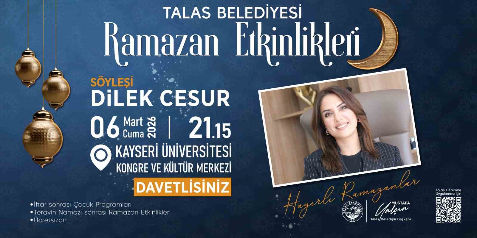 Talas’ın Ramazan etkinliklerinde 3. hafta heyecanı
