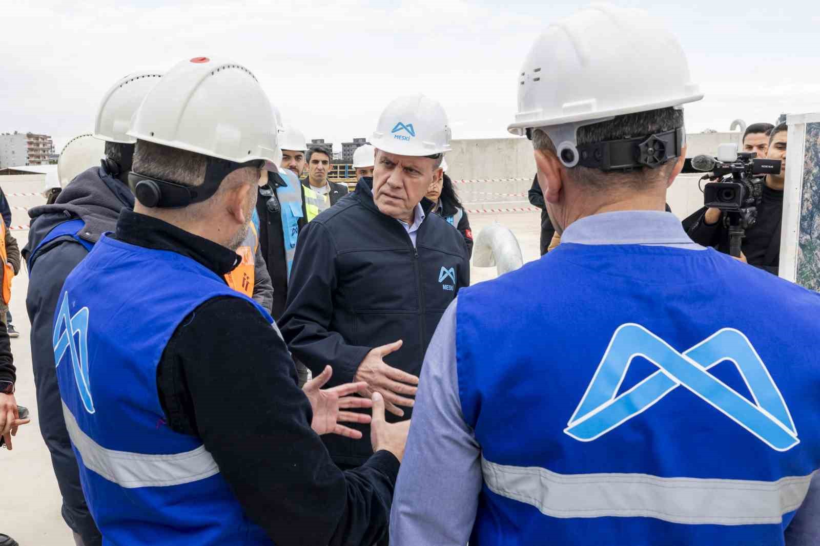 Başkan Seçer Mezitli İçmesuyu Şebekesi çalışmalarını yerinde inceledi