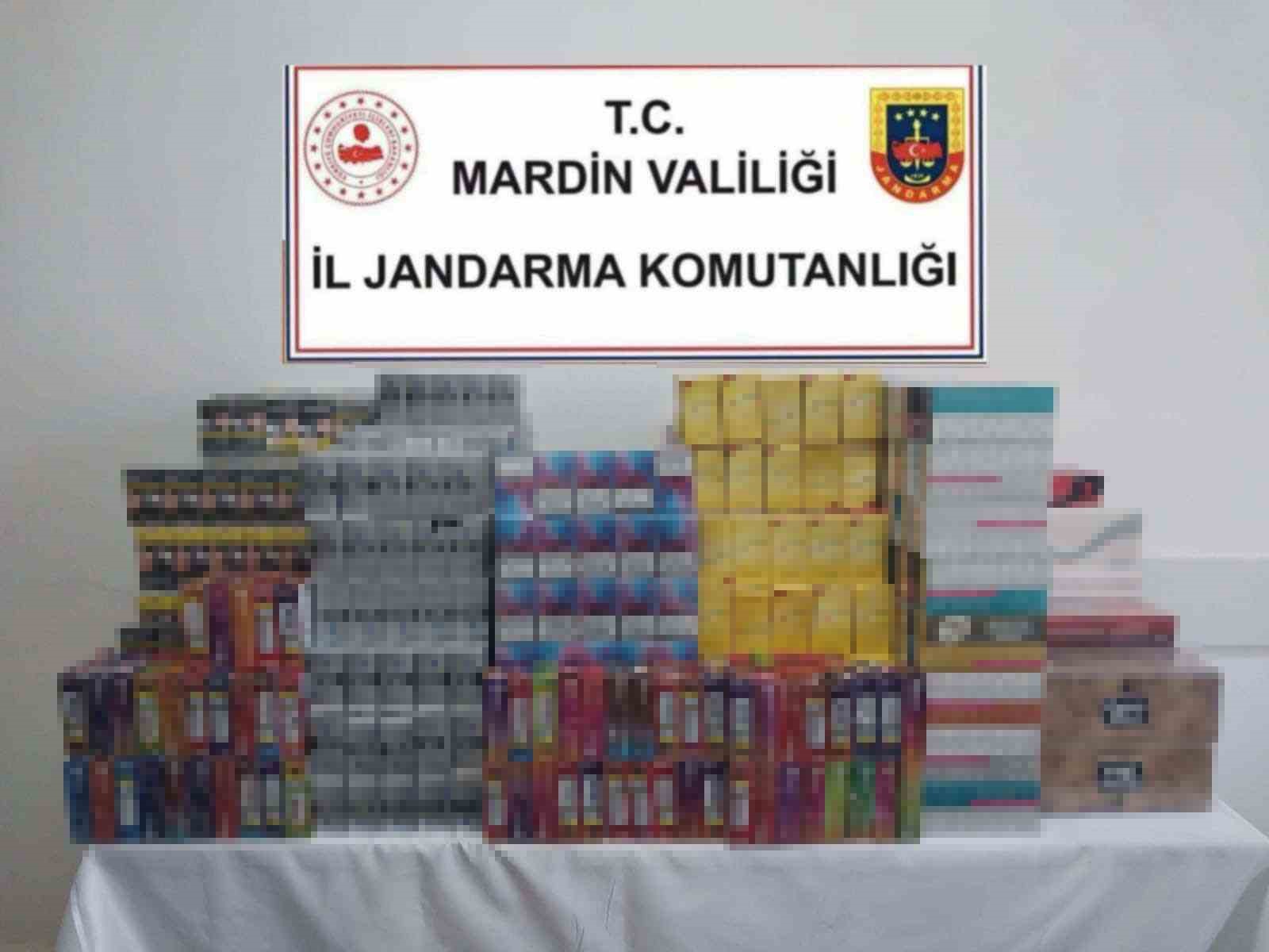 Mardin’de 10 bin paket kaçak sigara ele geçirildi