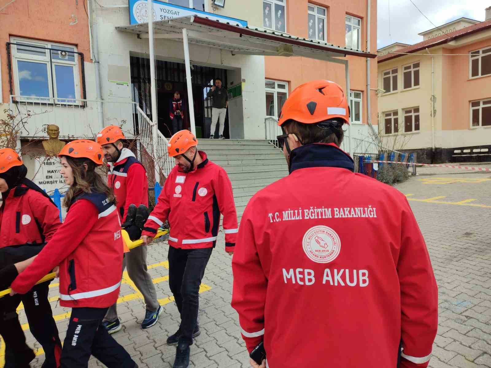 Yozgat’ta 441 kişinin katıldığı tatbikat düzenlendi