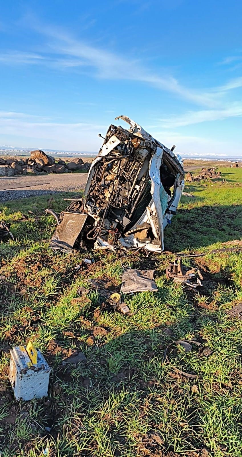 Kaza yapan akrabalarının yanına giderken kaza yaptılar: 3 yaralı