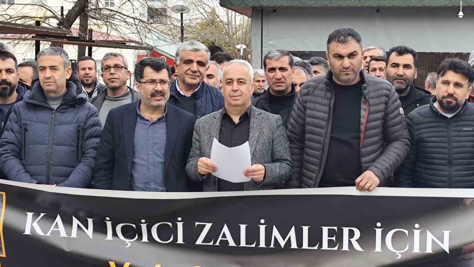 Kahta’da, ABD ve İsrail’in İran’a saldırıları protesto edildi