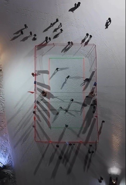 Ergan Dağı’nda kurumlar arası kar voleybolu heyecanı