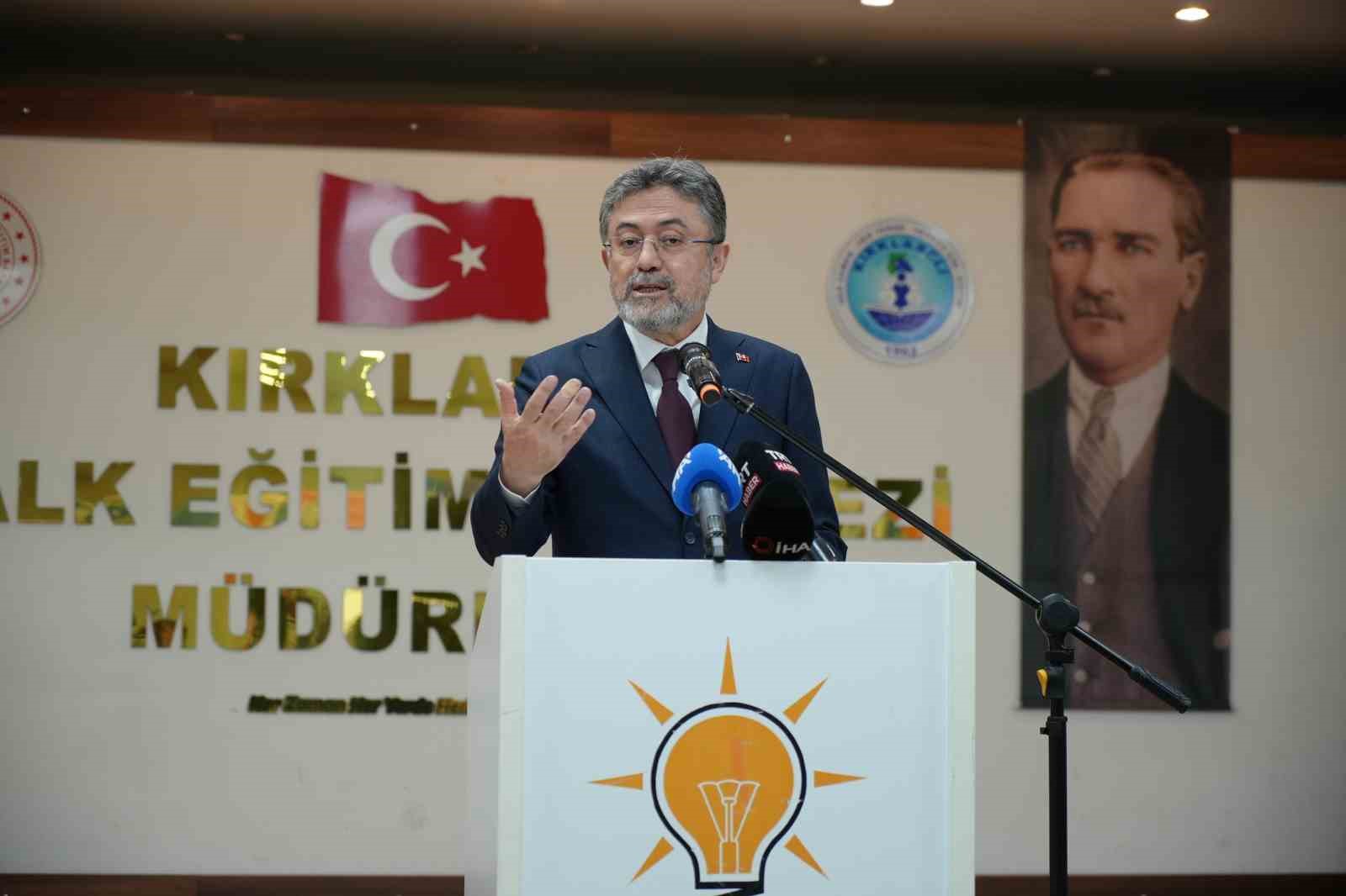 Bakan Yumaklı: "Savaşın hiçbir türünü tasvip etmiyoruz"