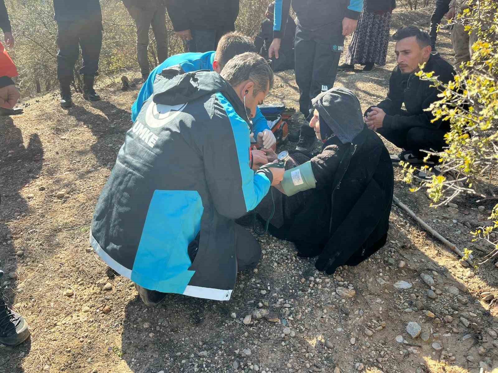 Karaman’da kaybolan yaşlı kadın 12 saat sonra sağ salim bulundu