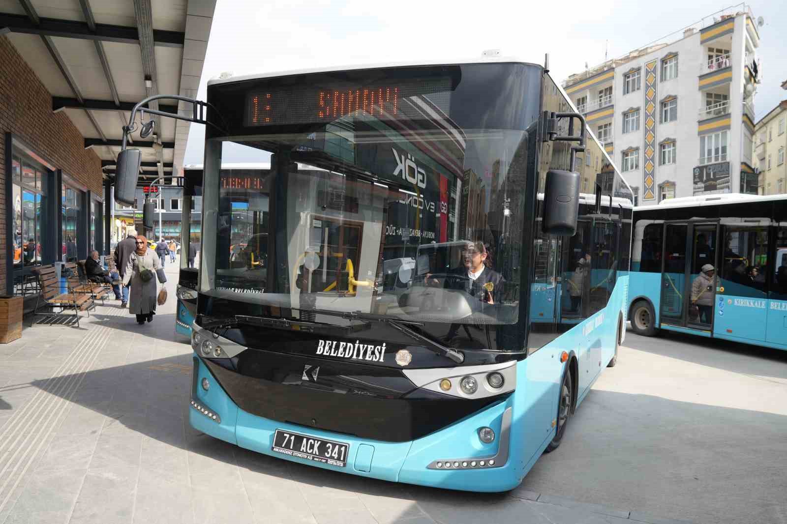 Kırıkkale’de kadınlara ücretsiz ulaşım desteği