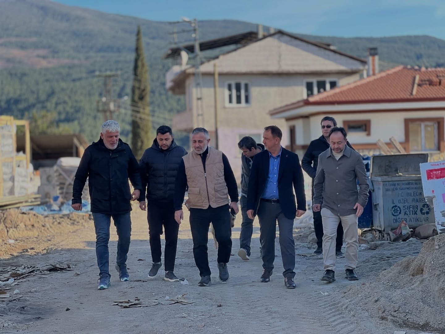 Bilecik’te yangının ardından başlatılan TOKİ konutları tamamlanma aşamasına geldi